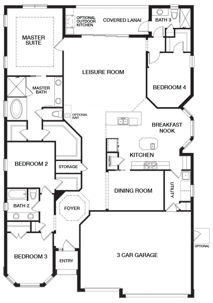 Gulfwind Homes The Brentwood II Floor Plan